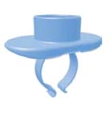 Pac-Dent Prophy Paste Plastic Ring, package of 6 rings