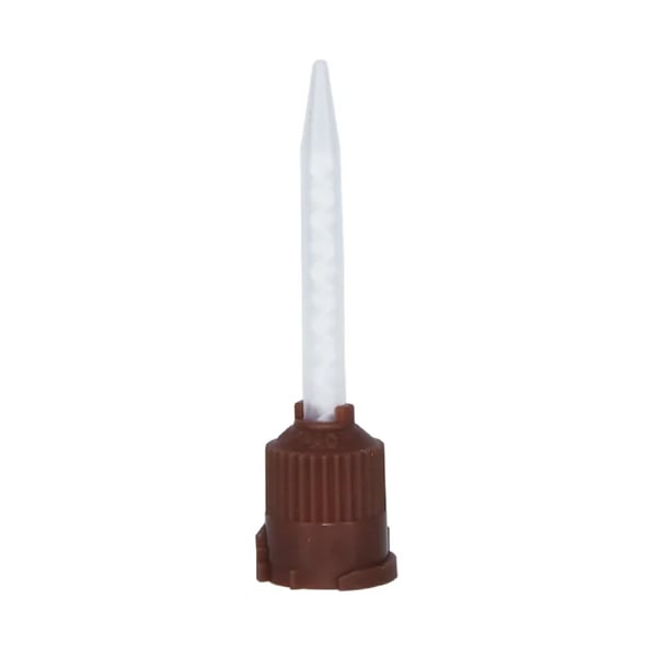 Pac-Dent High Performance Mixing Tips, 1 : 1 Ratio, Brown, 30/Pk