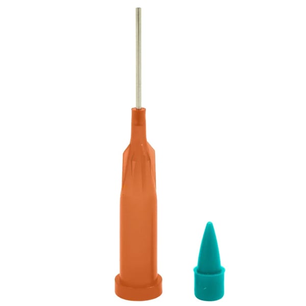 ProDose Disposable Needle Tubes with Plugs, 20 Gauge, Photo Blocking Brown, 100/Pk. Flexible