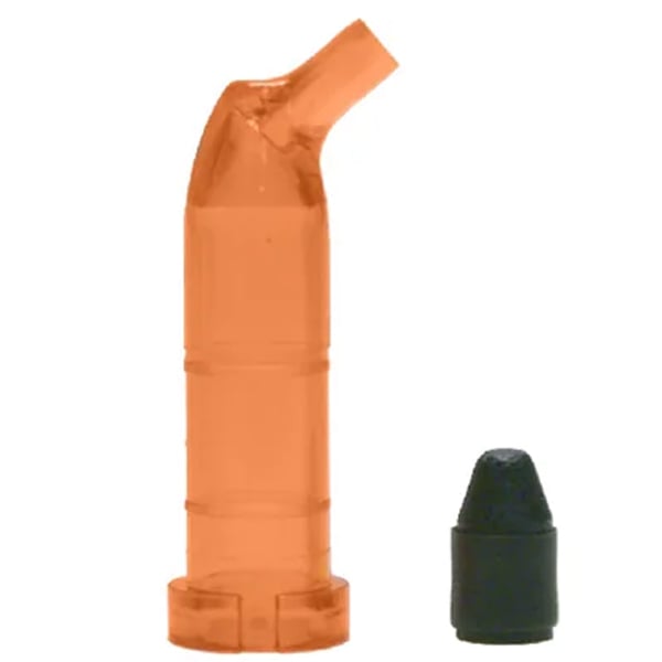 ProDose Disposable Syringe Tubes with Plugs, High Viscosity, Orange, 100/Pk. Intended