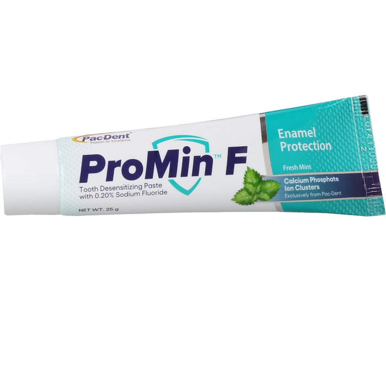 Promin F Tooth Desensitizing Paste w/Sodium Fluoride, 25g Tube, 2 Tubes/Box, 10 Boxes/Case. Paste