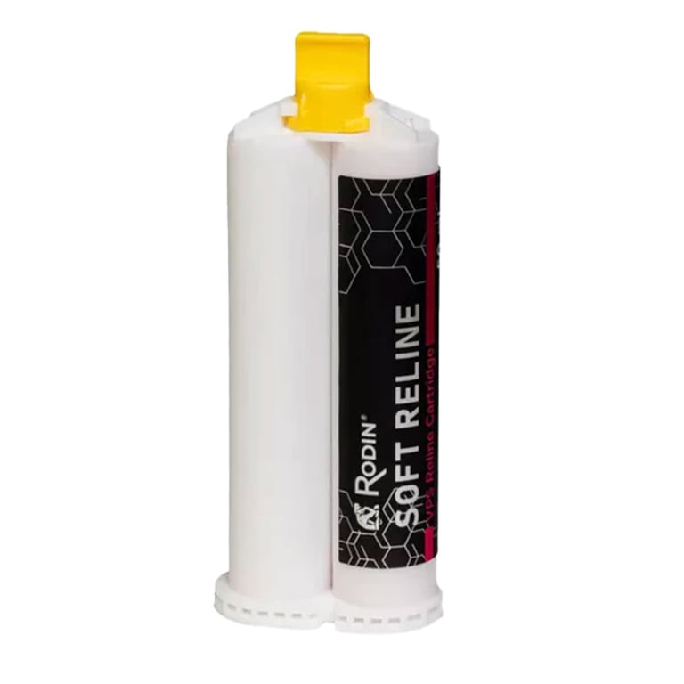 Rodin 50 mL VPS Reline Cartridge Refill w/ 6 x 1:1 Wide Mouth Mixing Tips