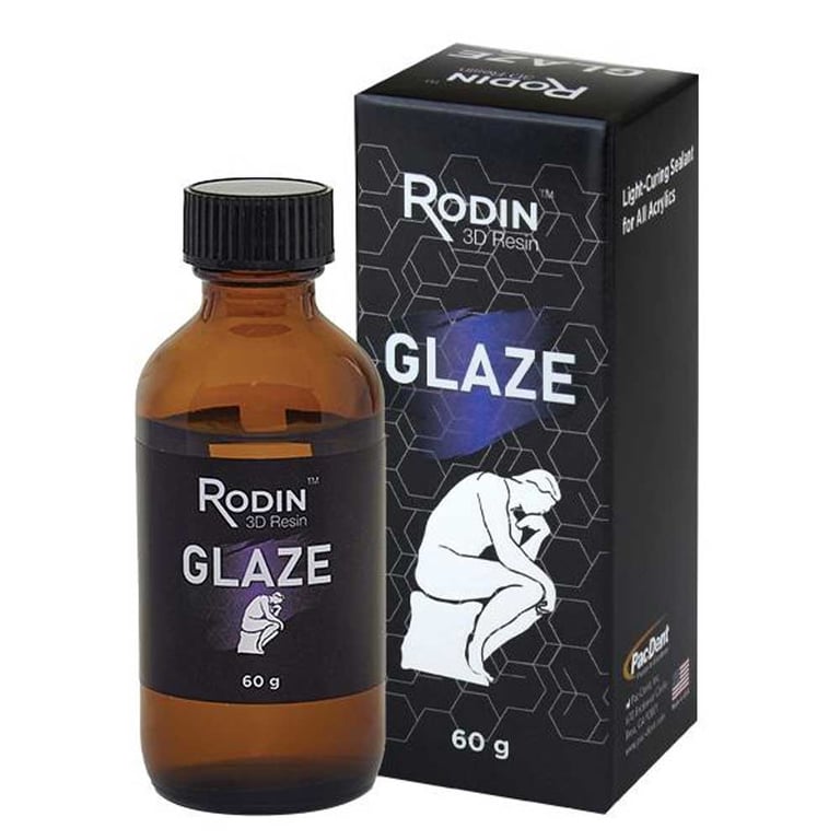 Rodin Light-Curable All-Purpose Glaze, 60g Bottle, 1/Pk