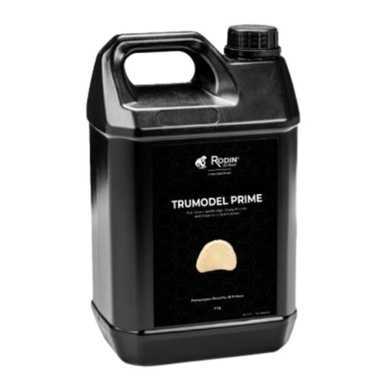 Rodin TruModel 3D Printer Resin, Prime, 4kg Bottle, 1/Pk. Engineered for restorative
