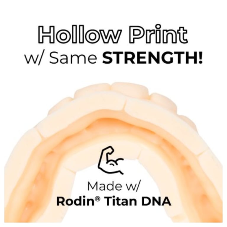 Rodin TruModel 3D Printer Resin, Sand, 1kg Bottle