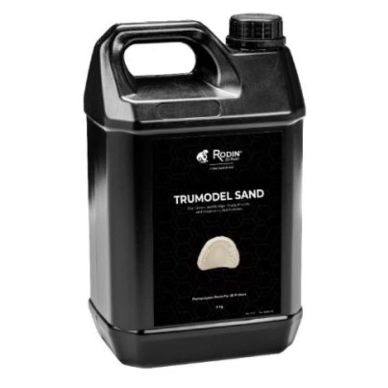 Rodin TruModel 3D Printer Resin, Sand, 4kg Bottle, 1/Pk. Engineered for restorative