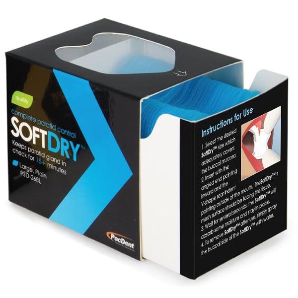 SoftDry Cotton Roll Substitute, Large, 50/Pk