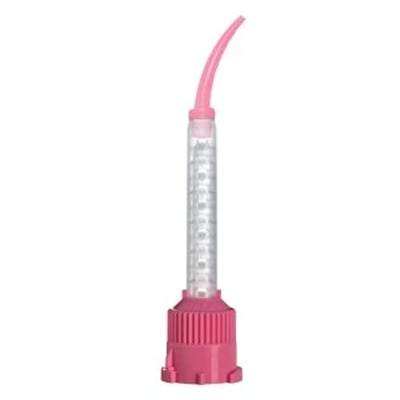 T-Mixer Pac-Dent Mixing Tips, Pink (5.4mm). 40 HP Tips and 40 Intra-oral Tips. Innovative mixer