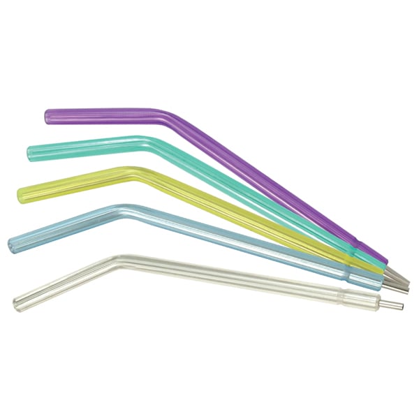TruTip Plus Colors Disposable Air/Water Syringe Tips, Assorted, 1500/Pk
