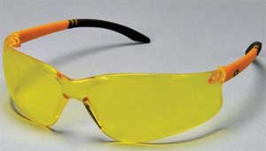 Bad Dogs Eyewear - Yellow Frame / Yellow Wraparound Lens, with Uninterrupted Peripheral View