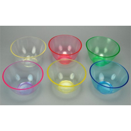 CandEEZ Flexible Mixing Bowls - Medium, Assorted Colors 6/Pk. Large stabilizing base and an ultra