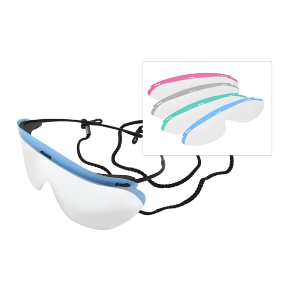Dynamic Disposables Dynamic Disposable Eyewear Value Pack. Frame fits flush against the Forehead