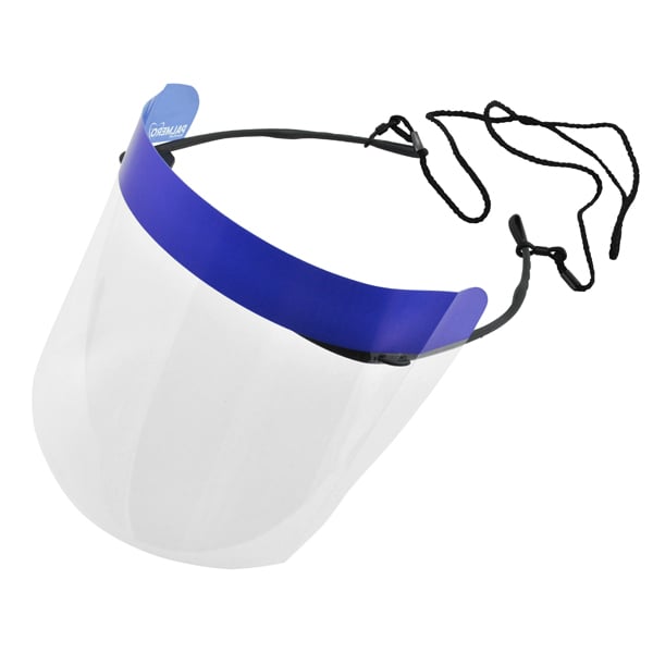 Dynamic Disposables Snapeez 5.5" Half Face Shields Office Pack: 10 Frames, 20 Half Shields, 1