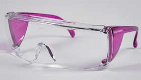 End-Fog Eyewear - Purple Frames with Clear Lens, Extra anti-fog coating sets apart from other
