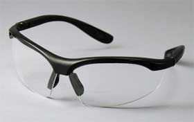 Kool-Daddy Eyewear, 1.0 Diopter Clear Lens/Black 