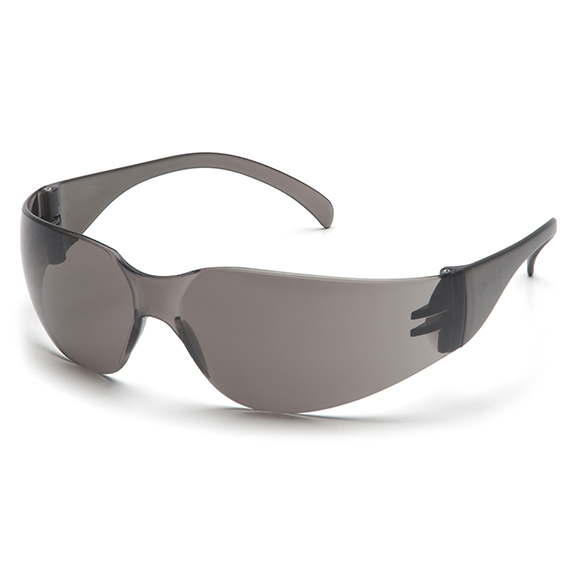 Mini Econo Wrap Eyewear - Gray Frame / Gray Lense. Lightweight and Economical, Features a Narrower