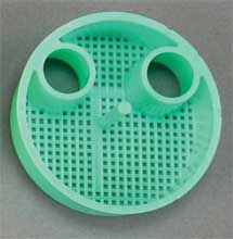 Palco 1-7/8" Disposable Evacuation Screens #5503 - Clear, 144/Bx. Fit Belmont, Biotec, Chayes