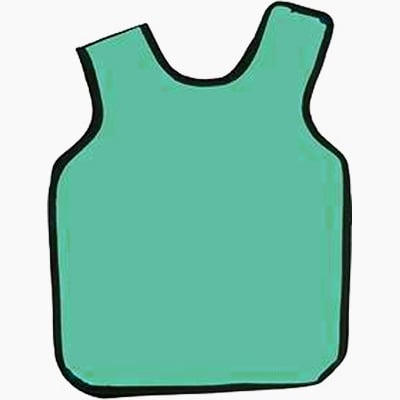 Palmero Lead-free Adult Dual X-Ray Apron, Green V