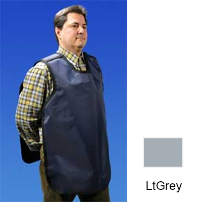 Palmero Adult Dual X-Ray Apron, Light Grey Nylon 