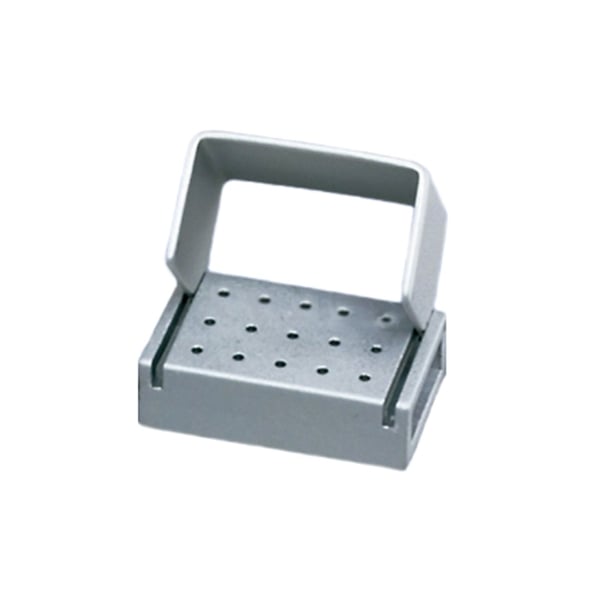 Palmero 15-Hole FG Anodized Aluminum Bur Block. Holds 15 FG Burs. Can be autoclaved, dry-heat