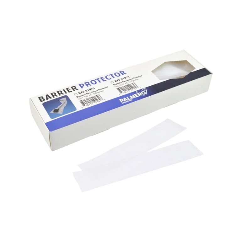 Palmero Digital X-Ray Sensor Protector, Size 1, 1-3/8" x 8", 500/Bx. Disposable Clear Plastic