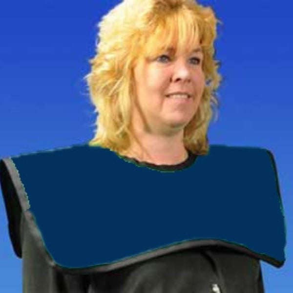 Palmero Adult Cling Shield Pano-Cape Apron, Navy,