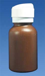Palmero Brown Pump Dispenser, Dispense the right amount of liquid by pressing lightly on the cap