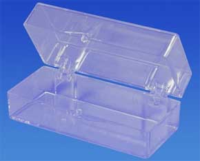 Palmero Clear Hinged Box (2-7/8" x 1-13/16" x 1")