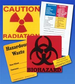 Palmero OSHA Value Label Pack Kit, Easily identify all hazardous substances, waste and radiation