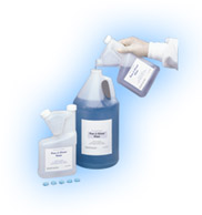 Pour & Clean Empty Mixing Bottle for Evacuation system cleaner, single 16 ounce empty bottle