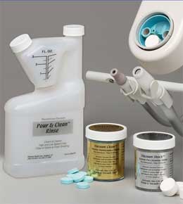 Shock & Clean Kit with Pour and Clean Bottle: 6 tablets jar of Vacuum Shock, 45 tablets jar