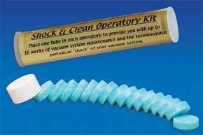 Shock & Clean Trial Kit, Keep your evacuation system running like new with very little effort