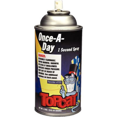 TopCat Once-A-Day 1 Second Spray, 8.8 oz. aerosol can with extension tube. For use in air turbine