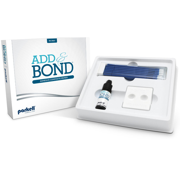 Add & Bond Adhesive Composite Primer, 5 ml bottle adhesive primer, mixing dish, & disposable