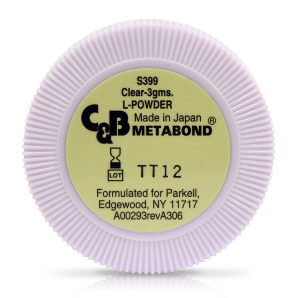 C & B Metabond Clear L-Powder, 3 Gm. Jar