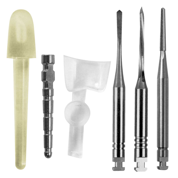 C.I. Kit #2 Medium introductory kit, containing 10 MEDIUM yellow plastic burn-out posts, 10 MEDIUM