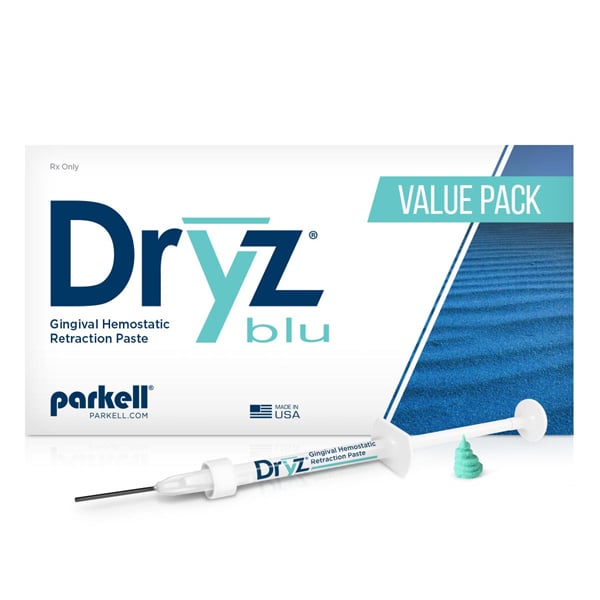 Dryz Blu Gingival Hemostatic Retraction Paste Value kit 25 x 0.5