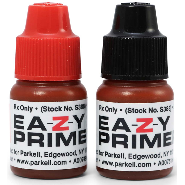 Ea-Z-y Primer Ceramic Primer, 5 ml Liquid A & 5 ml Liquid B. Specifically formulated to enhance