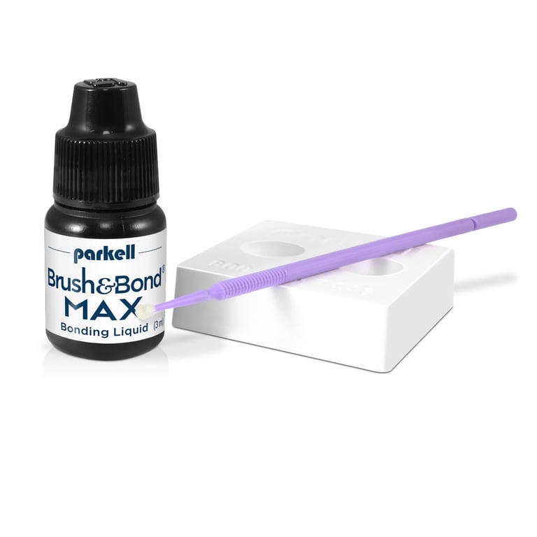 Parkell Brush and Bond Max Kit. The kit includes 1 x 3ml bottle of bonding liquid, 100 Standard