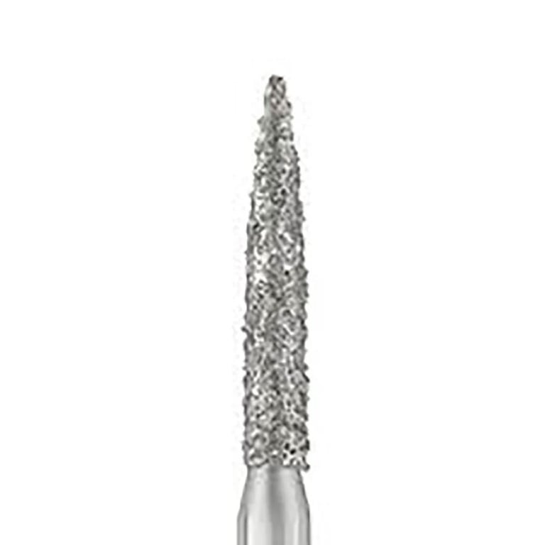 Parkell FG #862.014 Medium Grit Flame Shaped Diamond Bur, 10/Pk. Diameter: 1.4mm, Head Length