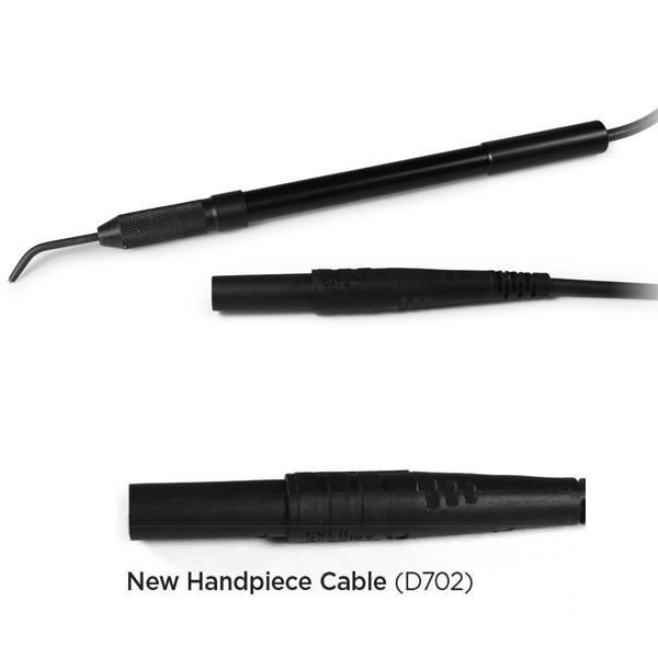 Sensimatic NEW style cable and black handpiece Electrosurge 700SE units. Replacement handpiece