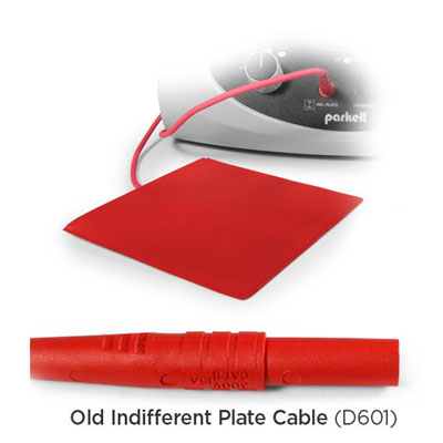 Sensimatic Indifferent Plate & Red Cable 600SE Electrosurge unit