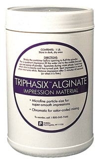 TriPhasix Chromatic Alginate French Vanilla Flavored, Dust-Inhibited Formula, Setting time 2 min
