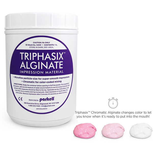TriPhasix Chromatic Alginate 25 lb package, Frenc