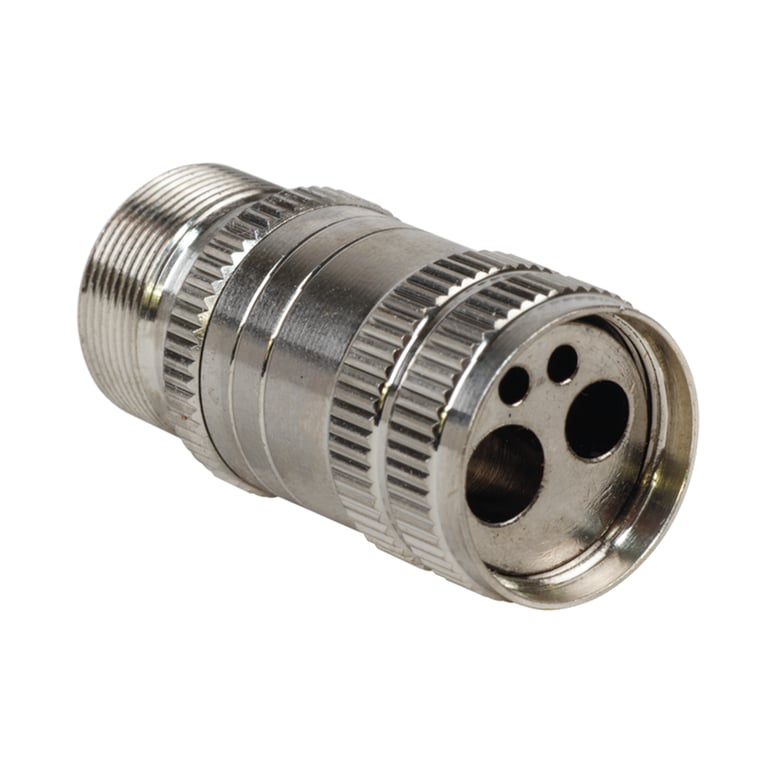 Parts Warehouse 4-Hole HP To 2/3-Hole HP Tubing Adaptor, 1/Pk. Designed to connect a 4-hole