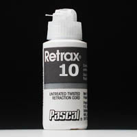 Retrax #10/2 Thick Twisted Non-Impregnated Retraction Cord, 100" bottle of cord