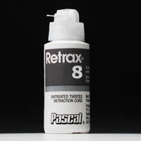 Retrax #8/0 Thin Twisted Non-Impregnated Retraction Cord, 100" bottle of cord