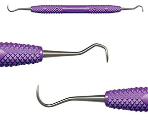Cruise Line H5/33 Scaler, 6 1/2" long. 3/8" Diameter Resin Passionate Purple handle. PDT