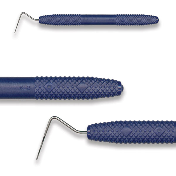 Cruise Line #12 Probe (3-6-9-12mm), Singe End with Large 3/8" diameter Resin Handle, Pacific Blue