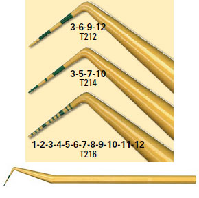 Easy View 3-6-9-12 Plastic Probe, Single End with Octagonal Handle. Ultra-Light, Flexible